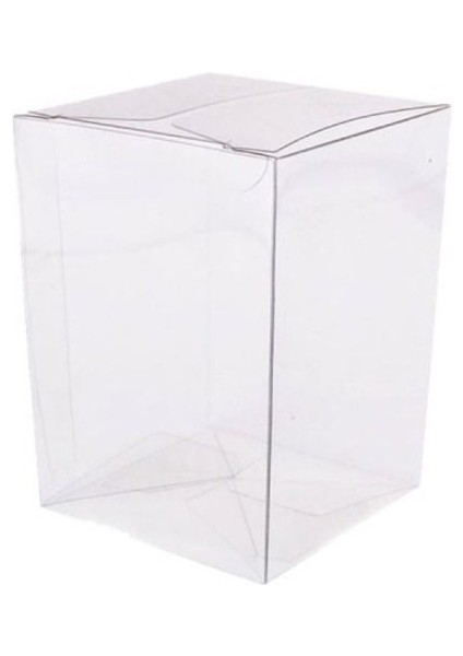 Asetat Kutu Şeffaf Kutu 5X5X8 cm 10 Adet Konsept Hediyelik Kutu 1 Adet modelleri