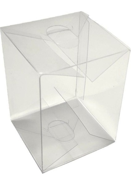 Asetat Kutu Şeffaf Kutu 5X5X8 cm 10 Adet Konsept Hediyelik Kutu 1 Adet fırsatları