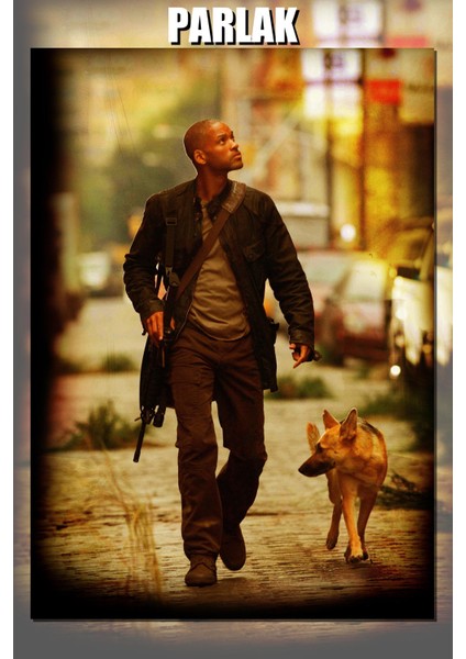 Ben Efsaneyim Çerçevesiz Film Poster - Duvar Kağıdı Yüksek Kaliteli Baskı