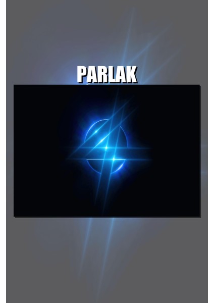 Fantastik Dörtlü Çerçevesiz Film Poster - Duvar Kağıdı Yüksek Kaliteli Baskı