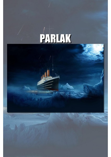 Titanik Çerçevesiz Film Poster - Duvar Kağıdı Yüksek Kaliteli Baskı