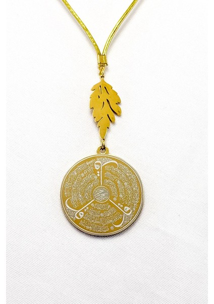 Yaprak Aksesuarlı Ayetel Kürsi Felak Nas Ihlas Komple Paslanmaz Çelik Araba Dikiz Ayna Süsü fırsatları