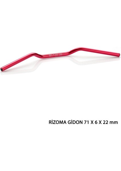 Universal Rizoma Gidon Kırmızı 71 x 6 x 22 mm