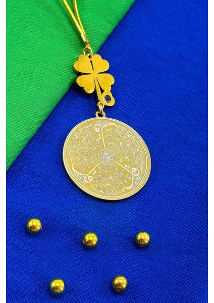 Dört Yapraklı Şans Yoncası Taşlı Ayetel Kürsi Felak Nas Ihlas Komple Paslanmaz Çelik Araba Ayna Süsü fiyatları