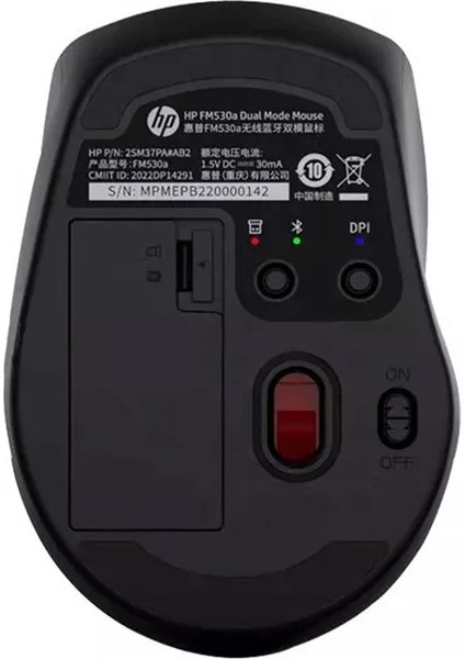 FM530A Çift Modlu Bluetooth Wireless Kablosuz Sessiz Mouse 1600Dpi Mac Uyumlu fırsatları