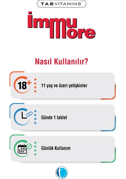 Immumore – Beta Glukan, Kara Mürver & Propolis Takviye Edici Gıda