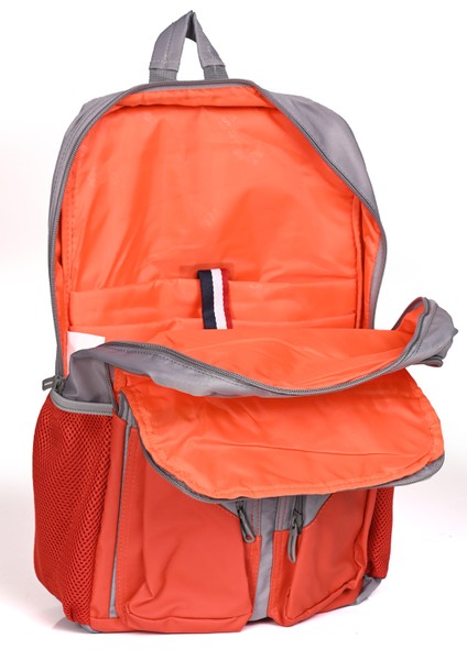 Okul ve Günlük Sırt Çantası plcan24101– Çok Gözlü, Ergonomik Tasarım Turuncu fırsatları