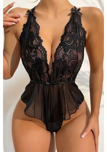 Dantel Bodysuit Gecelik