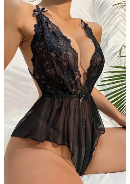 Dantel Bodysuit Gecelik modelleri