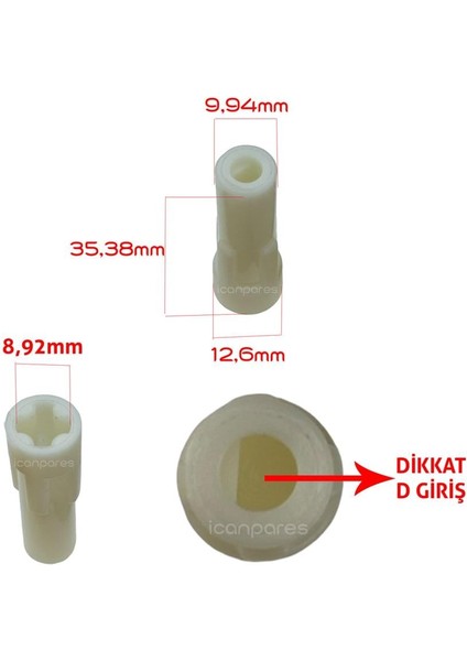 Arzum Uyumlu AR1062 Mixtech Blender Motor Kavrama Dişlisi Kaplin (D Girişli) fiyatları