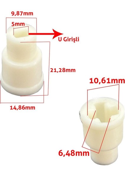 Arzum Uyumlu AR188, AR1007 Steelart Multi Blender Motor Kavrama Parçası fiyatları