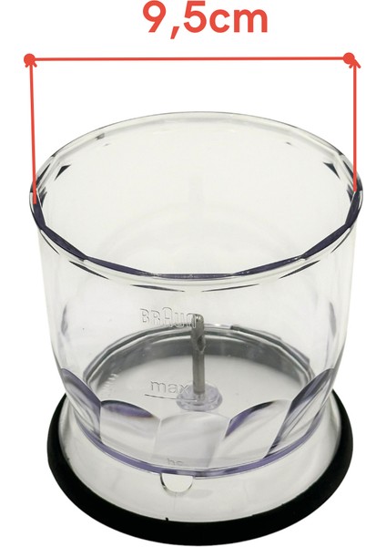 Braun Uyumlu Multiquick 5 Vario Stabmixer Mq 5245 Wh Blender Haznesi 350ML (Küçük Hazne) modelleri