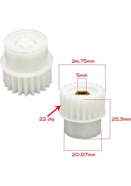 Tefal Uyumlu Rondo 800 8510, 1000 8513141516, 1500 85141516 Doğrayıcı Bıçak Dişlisi fiyatları