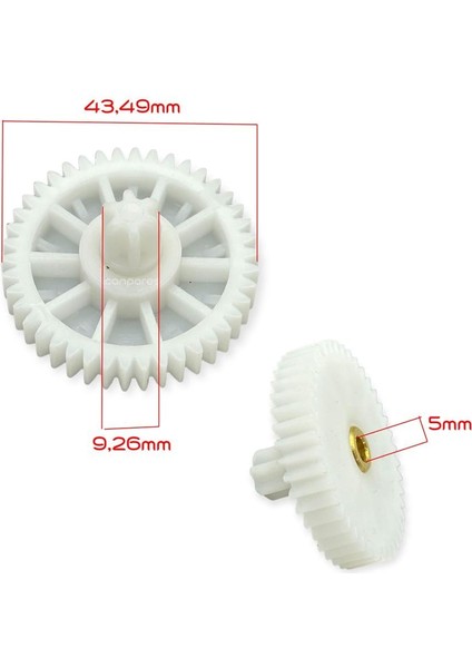 Blender Hazne Kapağı Çıkış Dişlisi - Arzum AR132, Grundig Hbs 1010, Fakir Lucca, Tefal HB110, Beko Bkk 2156 Uyumlu