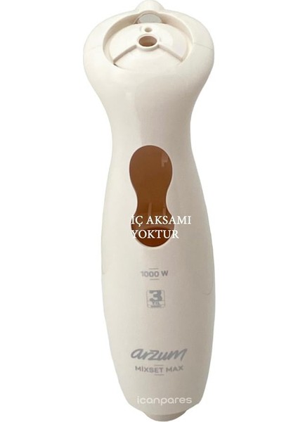 Arzum Uyumlu AR1118-B Mixset Max Blender Gövdesi Beyaz (Sadece Gövde ve Iç Motoru ile Aksamı Yoktur.)