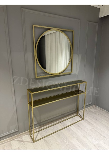 85 cm Ayna + 90 x 20 x 120 cm Dresuar Gold Takım