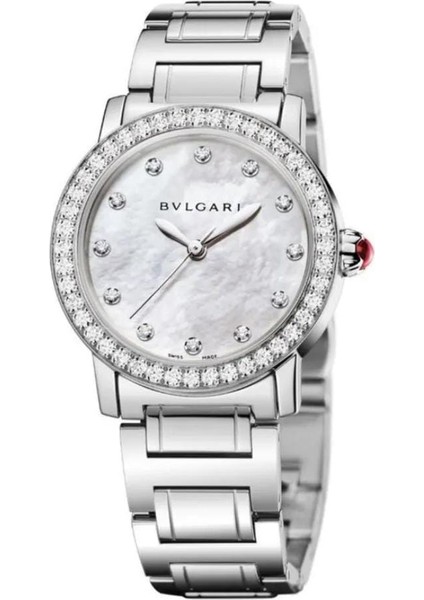Saat, 33MM Sedef Saat, Bvlgari Sedef Otomatik Kadın Saati Model BBL33WSDS,