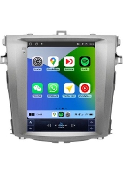 Toyota Corolla Tesla 2007/2011 6gb Ram 128GB Hafıza Carplay Kamera Android Multimedya