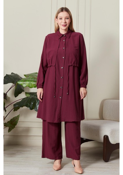 Kadın Büyük Beden Bolerolu 2'li Takım