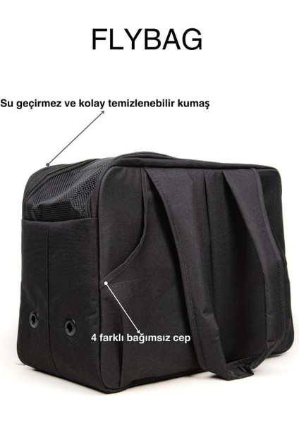 Kedi ve Köpek Taşıma Çantası, 4 Farklı Renk Yeni Sezon Flybag