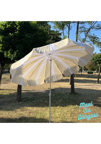 Plaj Deniz Balkon Şemsiyesi | Sentetik Kumaşlı Şemsiye | Bidonsuz| Eğilebilir |2 Metre Şemsiye fırsatları