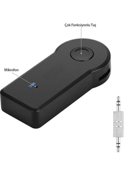 2 Yıl Araç Içi Bluetooth Dönüştürcü, Müzik ve Ses Sistemine Uyumlu, Kolay Kullanım