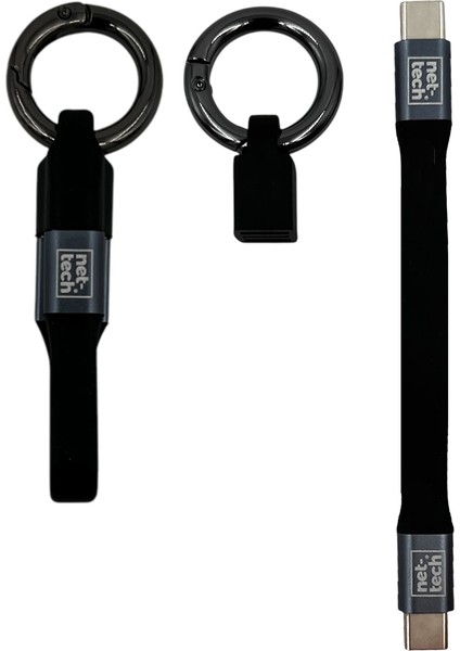 NT-DC18 Pd 65W Plastik 20 cm Type-C To Type-C Şarj ve Data Kablosu