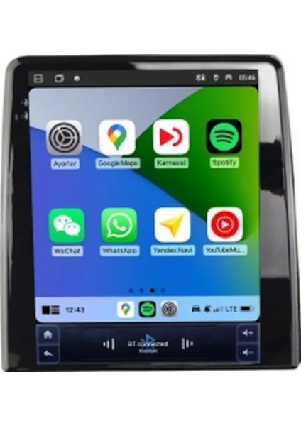 Renault Clio 5 Tesla 2019/2024 8gb Ram 128GB Hafıza Carplay Kamera Android Multimedya