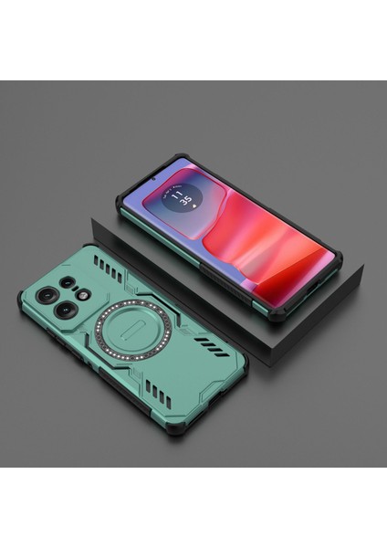 Motorola Edge 50 Pro Manyetik Telefon Kılıfı, Güçlü Manyetik Isı Dağılımı Telefon Kılıfı Kapağı Motorola Edge 50 Pro (Yurt Dışından) modelleri