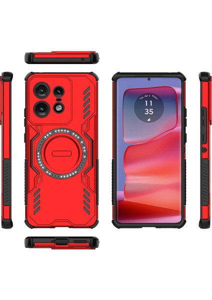 Motorola Edge 50 Pro Manyetik Telefon Kılıfı, Güçlü Manyetik Isı Dağılımı Telefon Kılıfı Kapağı Motorola Edge 50 Pro (Yurt Dışından) fiyatları