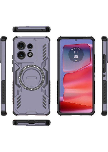 Motorola Edge 50 Pro Manyetik Telefon Kılıfı, Güçlü Manyetik Isı Dağılımı Telefon Kılıfı Kapağı Motorola Edge 50 Pro (Yurt Dışından) fiyatları