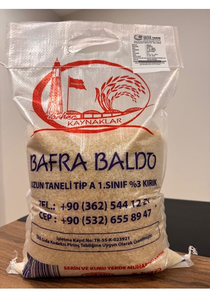 Bafra Baldo Pirinç 5 kg