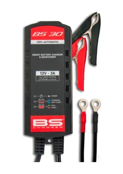 BS30 - Akıllı Otomatik Akü Şarj Cihazı 12V 3A fiyatları