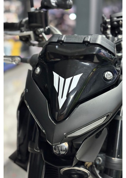 Beyaz 10CM Motor ve Kask Için mt Logo Sticker Etiket (1 Adet)