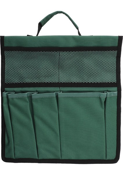 Bahçe Aletleri Saklama Çantası 600D Oxford Kumaş Katlanabilir Taşınabilir Bahçe Çantası Çoklu Cepli Açık Bahçe Için Siyah Yeşil (Yurt Dışından)