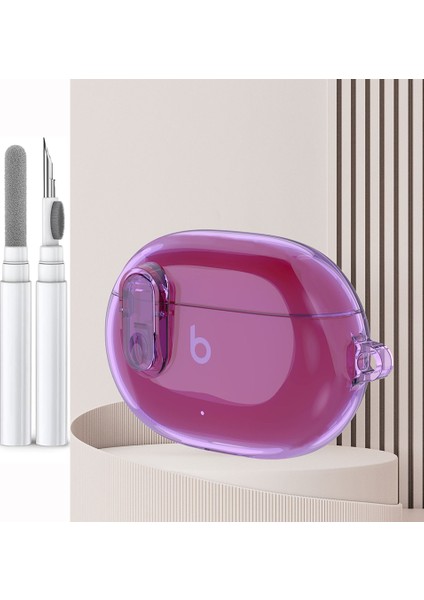 Beats Studio Buds/buds Plus Kılıf, Temizleyici Seti ile Güvenli Kilitli Kılıf, Earpods Kılıf Kapağı Darbeye Dayanıklı Koruyucu Kılıf Beats Studio Buds/buds Plus (Yurt Dışından)