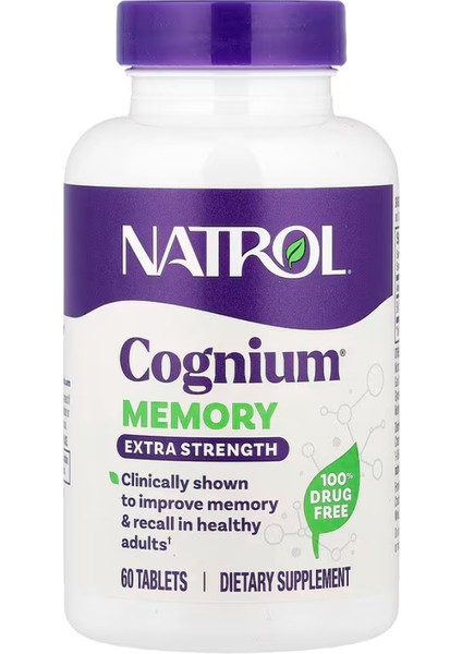 Cognium Memory, Extra Strength 200 mg 60 Tablets