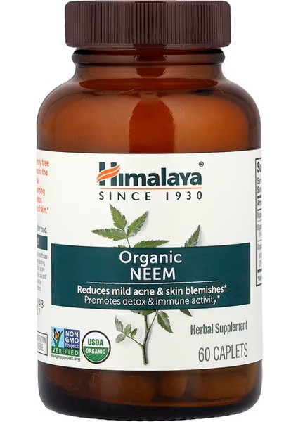 Organic Neem 60 Caplets