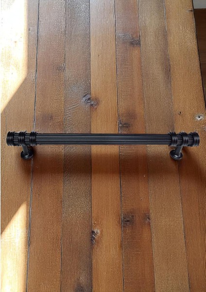 Çizgili Nesli Alüminyum Metal Lüks Modern Mobilya Çekmece Mutfak Dolabı Kulpu Siyah (5 Adet) fırsatları