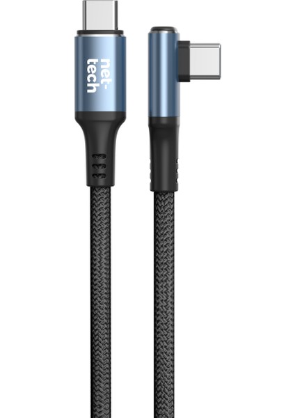 NT-DC38 60W Plastik 100 cm Type-C To Type-C Şarj ve Data Kablosu