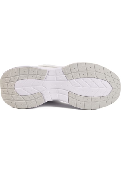 Beyaz Fileli Memory Foam Unisex Spor Ayakkabı Saturn M