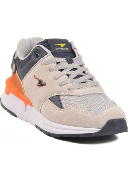 Bej Lacivert Fileli Memory Foam Erkek Spor Ayakkabı Milano M modelleri