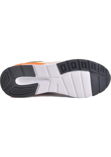 Bej Lacivert Fileli Memory Foam Erkek Spor Ayakkabı Milano M