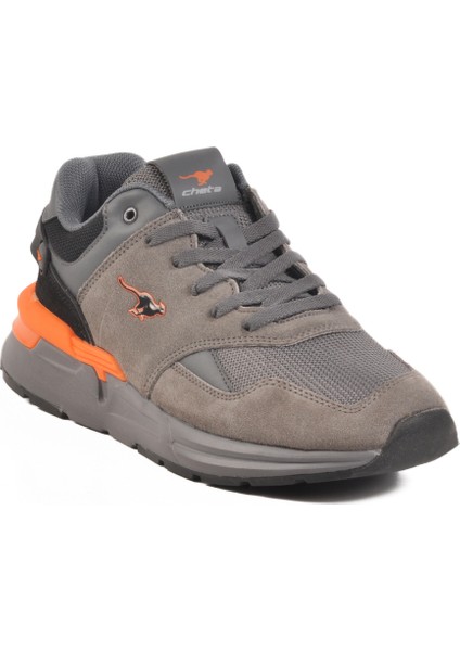 Füme Buz Fileli Memory Foam Erkek Spor Ayakkabı Milano M modelleri