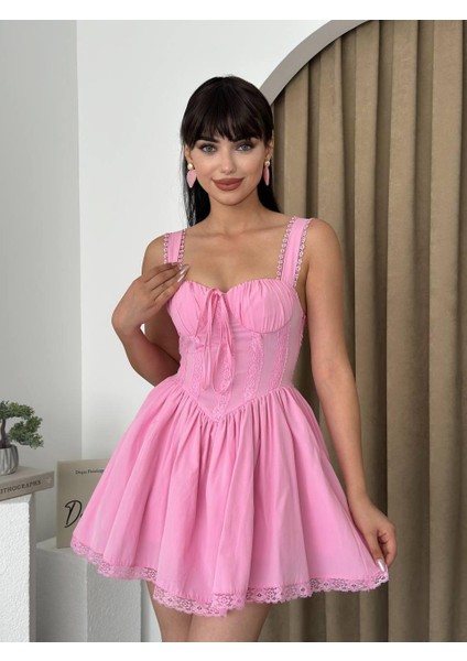 Lille Arkası Bağlamalı Elbise modelleri