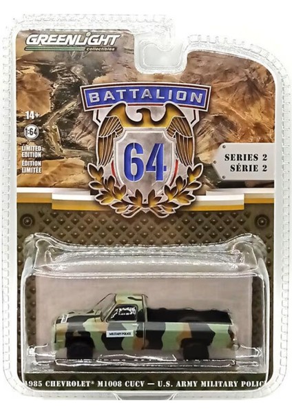 1985 Chevrolet M1008 Cucv Pickup Us Army Military Police 1/64 Model Araba fiyatları