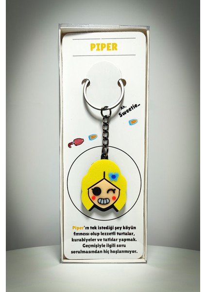 Brawl Stars Piper Anahtarlık
