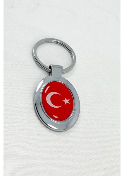 Kırmızı Ay Yıldız Metal Anahtarlık, Hediyelik Türk Bayrağı Anahtarlık fiyatları