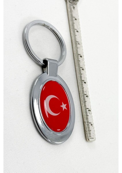 Kırmızı Ay Yıldız Metal Anahtarlık, Hediyelik Türk Bayrağı Anahtarlık modelleri