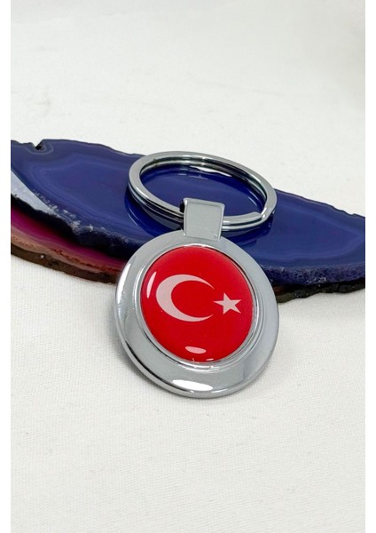 Kırmızı Ay Yıldız Metal Anahtarlık, Hediyelik Türk Bayrağı Anahtarlık fırsatları